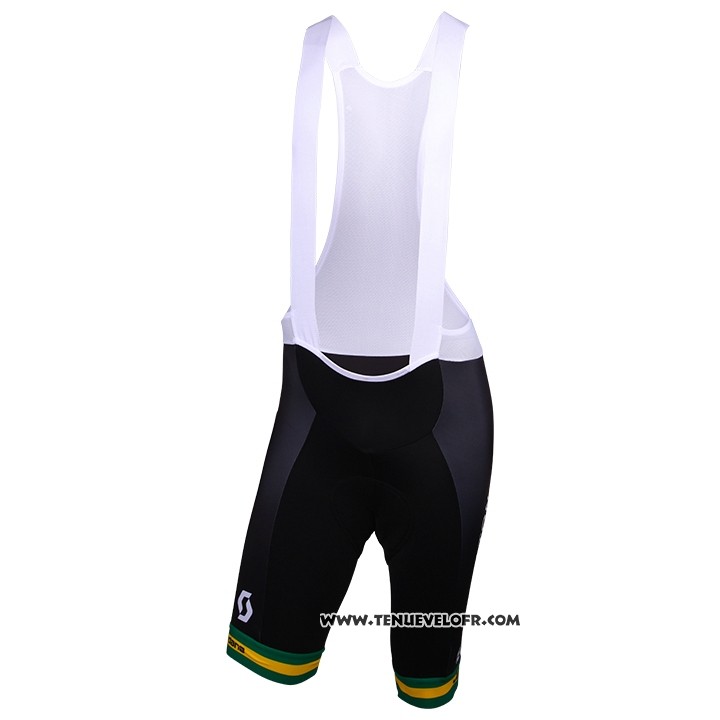 2018 Maillot Ciclismo Mitchelton Scott Champion Australie Manches Courtes et Cuissard